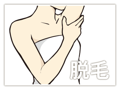 当山美容形成外科の診療項目：レーザー脱毛・針脱毛